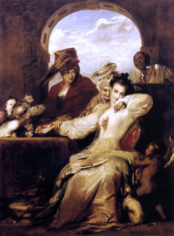  Sir David Wilkie Josephine and the Fortune-Teller - Canvas Art Print