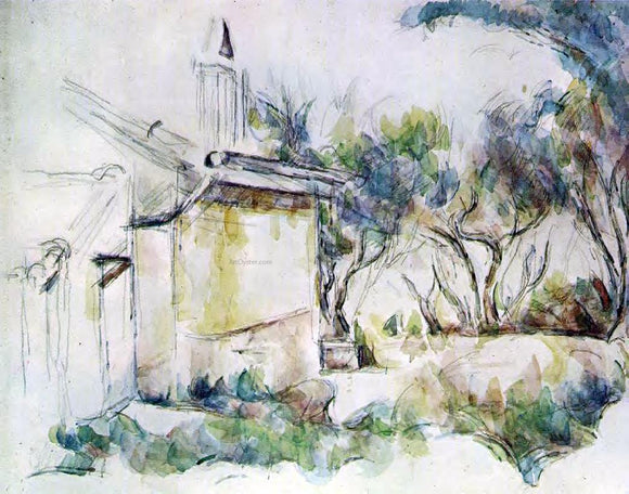  Paul Cezanne Jourdan's Cottage - Canvas Art Print