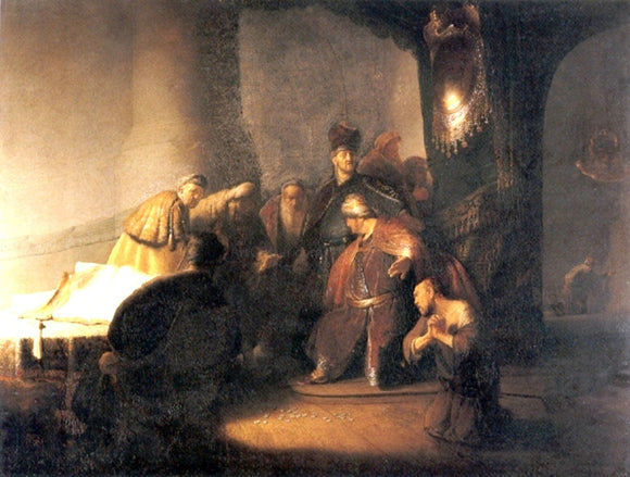  Rembrandt Van Rijn Judas Repentent, Returning the Pieces of Silver - Canvas Art Print