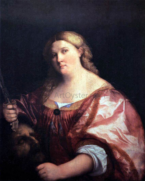  Palma Vecchio Judith - Canvas Art Print