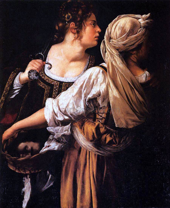  Artemisia Gentileschi Judith and Her Maidservant - Canvas Art Print