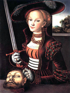  The Elder Lucas Cranach Judith Victorious - Canvas Art Print