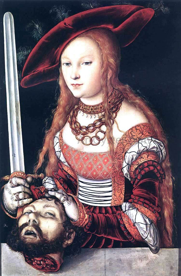  The Elder Lucas Cranach Judith with the Head of Holofernes - Canvas Art Print