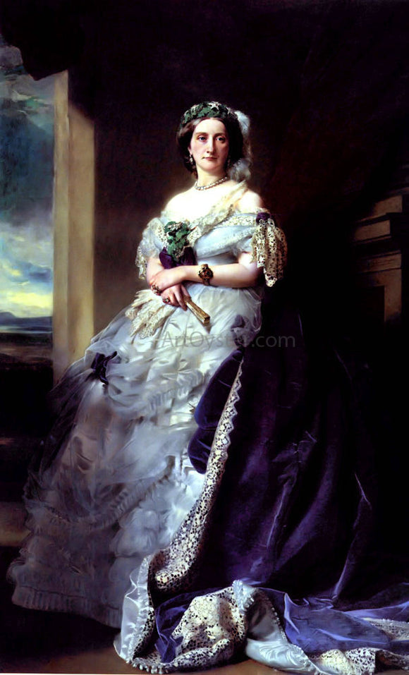  Franz Xavier Winterhalter Julia Louise Bosville, Lady Middleton - Canvas Art Print