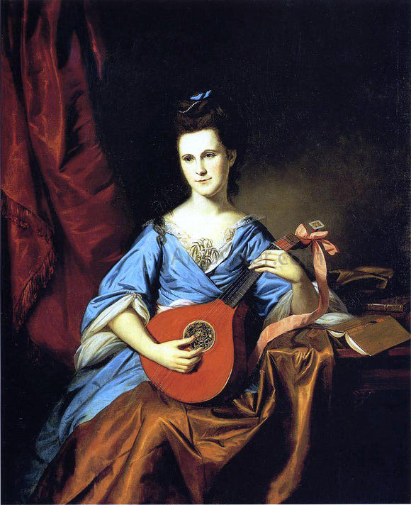  Charles Willson Peale Julia Stockton (Mrs. Benjamin) Rush - Canvas Art Print