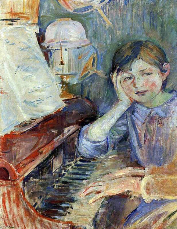  Berthe Morisot Julie Listening - Canvas Art Print