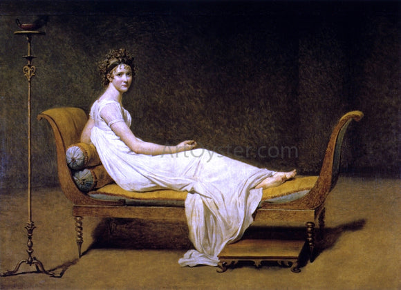  Jacques-Louis David Juliette Recamier - Canvas Art Print