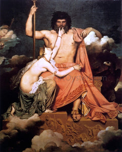  Jean-Auguste-Dominique Ingres Jupiter and Thetis - Canvas Art Print