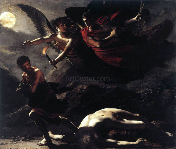  Pierre Paul Prudhon Justice and Divine Vengeance Pursuing Crime - Canvas Art Print