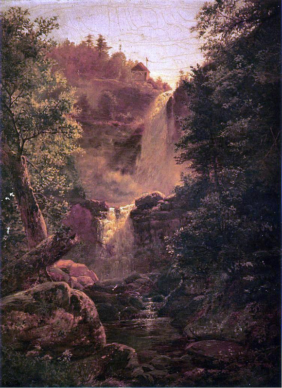  Edmund Darch Lewis Kauterskill Falls - Canvas Art Print