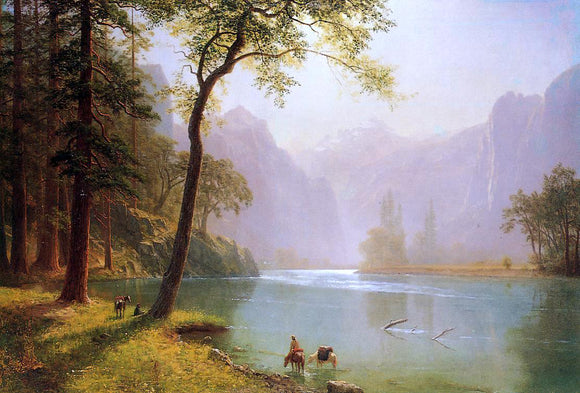  Albert Bierstadt Kern River Valley, California - Canvas Art Print