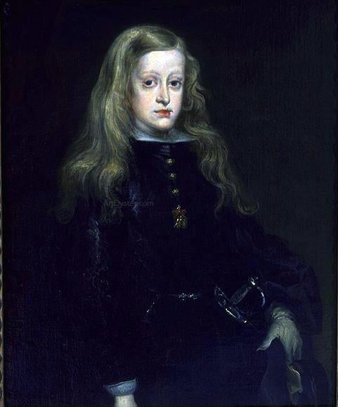  Juan Carreno De Miranda King Charles II of Spain - Canvas Art Print
