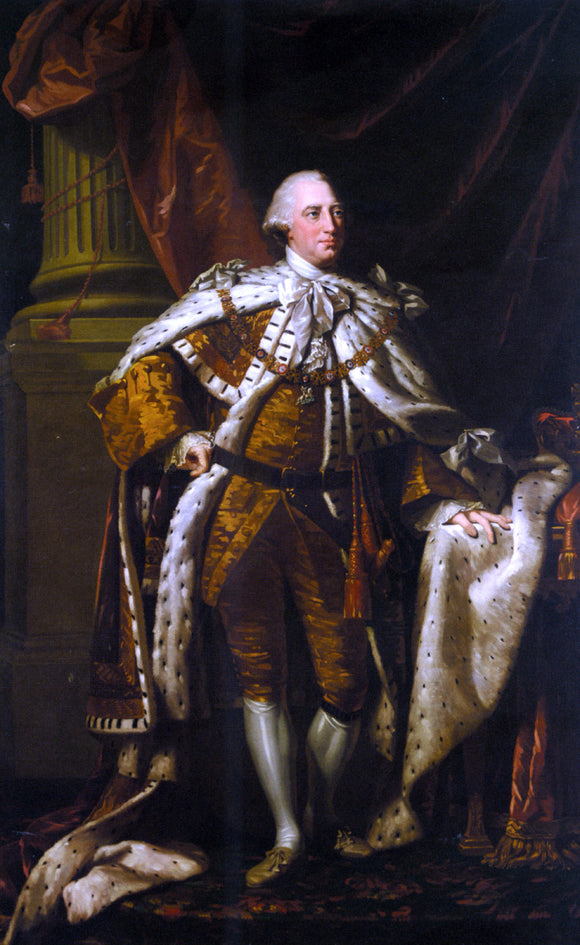  Nathaniel Dance King George III - Canvas Art Print