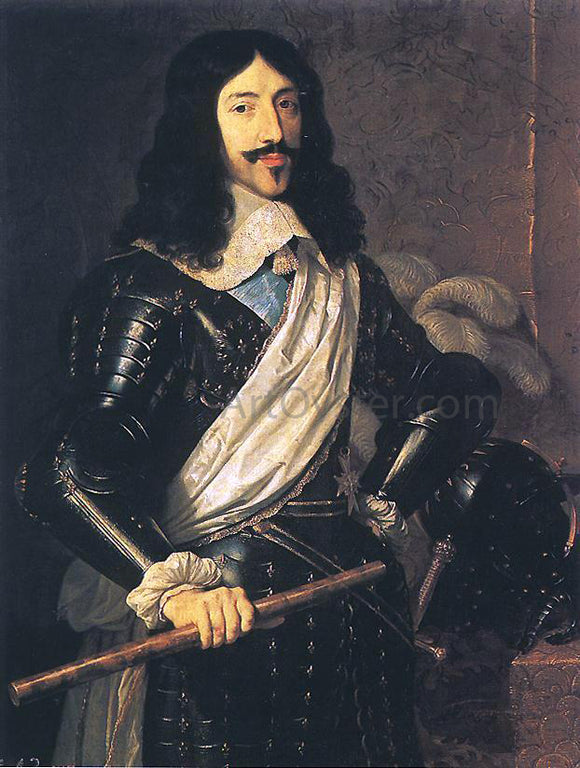  Philippe De Champaigne King Louis XIII - Canvas Art Print