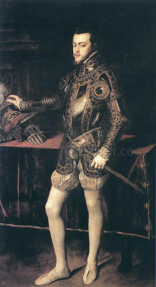  Titian King Philip II - Canvas Art Print