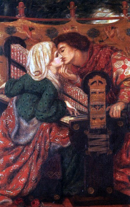  Dante Gabriel Rossetti King Rene's Honeymoon - Canvas Art Print