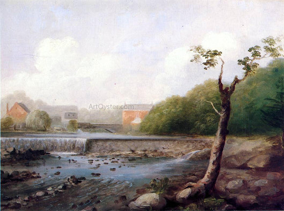  George Henry Durrie Kinney Town Dam, Seymour, Connecticut - Canvas Art Print
