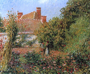  Camille Pissarro Kitchen Garden in Eragny, Afternoon - Canvas Art Print