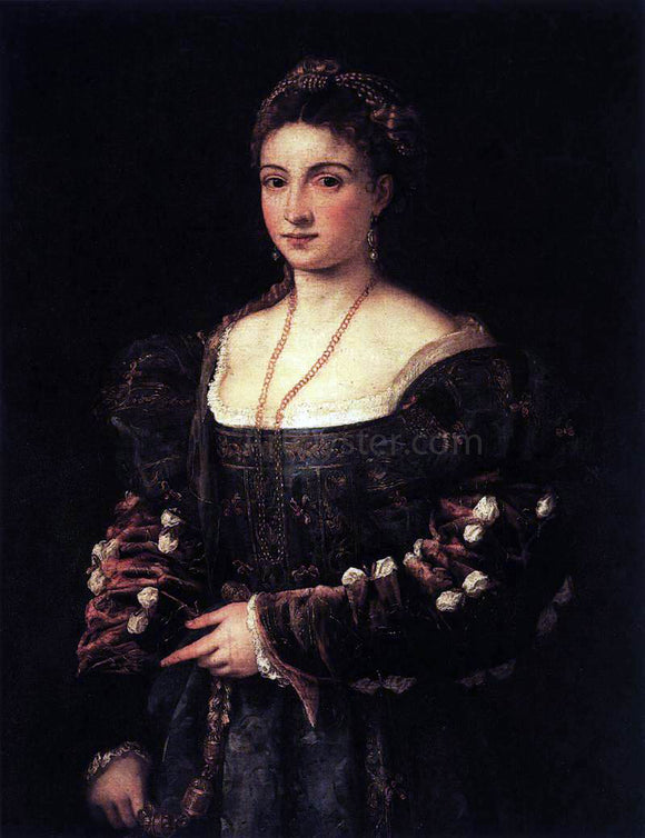  Titian La Bella - Canvas Art Print