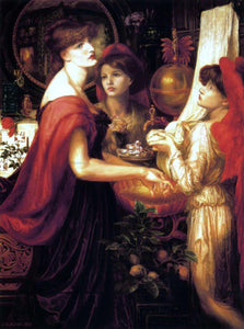  Dante Gabriel Rossetti La Bella Mano - Canvas Art Print