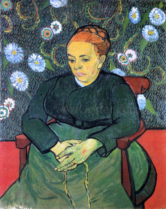 Vincent Van Gogh La Berceuse, Portrait of Madame Roulin - Canvas Art Print