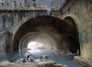  Hubert Robert La Bievre - Canvas Art Print