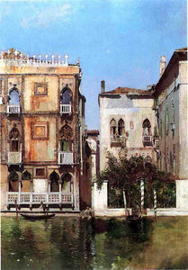  Robert Frederick Blum La Ca d'Oro, Venice - Canvas Art Print