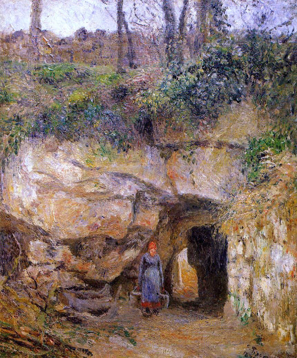  Camille Pissarro La Carrier a l'Hermitage, Pontoise - Canvas Art Print