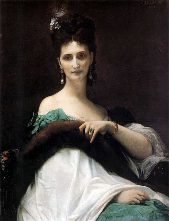  Alexandre Cabanel La Comtesse de Keller - Canvas Art Print
