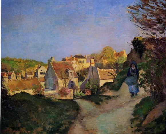  Camille Pissarro La Cote du Jallais, Pontoise - Canvas Art Print
