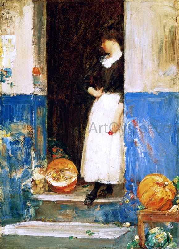  Frederick Childe Hassam La Fruitiere (also known as A Fruit Store) - Canvas Art Print