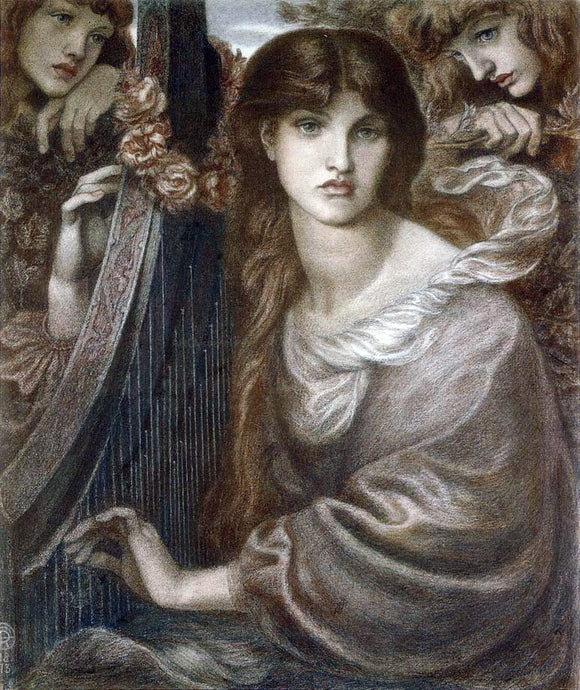  Dante Gabriel Rossetti La Ghirlandata - Canvas Art Print