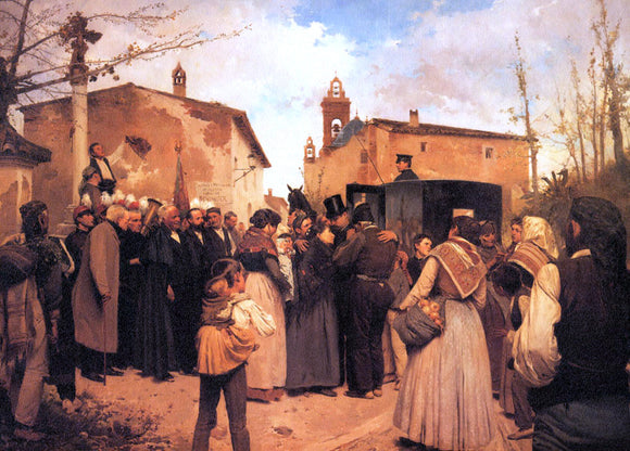  Antonio Fillol Granell La Gloria del Pueblo - Canvas Art Print