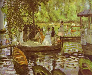  Claude Oscar Monet La Grenouillere - Canvas Art Print