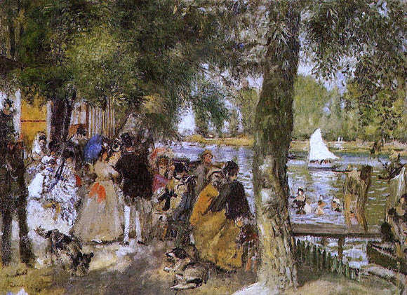  Pierre Auguste Renoir La Grenouillere - Canvas Art Print