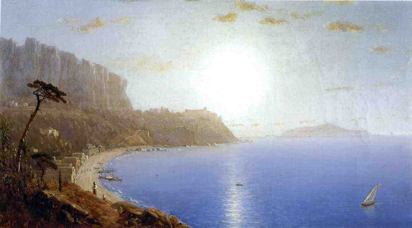  Sanford Robinson Gifford La Marina Grande, Capri - Canvas Art Print