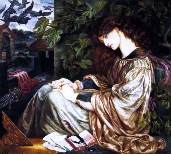  Dante Gabriel Rossetti La Pia de' Tolomei - Canvas Art Print