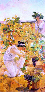  Joaquin Sorolla Y Bastida La Vendemia - Canvas Art Print