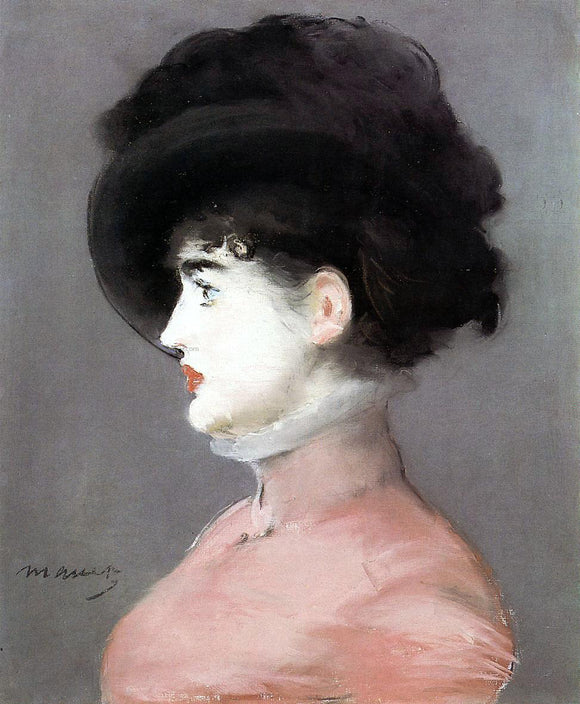  Edouard Manet La Viennoise, Portrait of Irma Brunner - Canvas Art Print