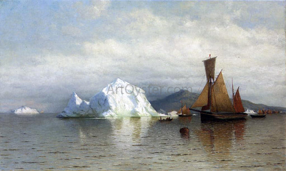  William Bradford Labrador Fishing Boats near Cape Charles - Canvas Art Print