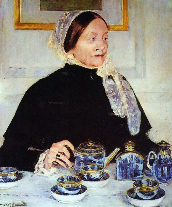  Mary Cassatt Lady at the Tea Table - Canvas Art Print