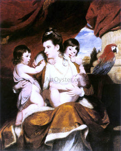  Sir Joshua Reynolds Lady Cockburn and her Three Eldest Sons - Canvas Art Print