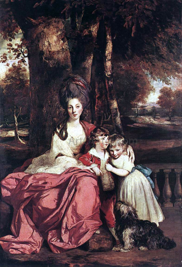  Sir Joshua Reynolds Lady Elizabeth Delme and her Children - Canvas Art Print