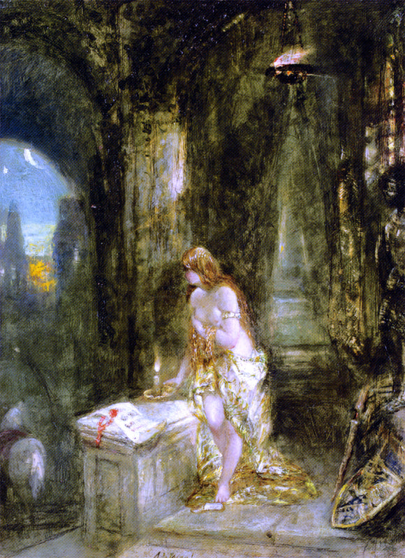 Alfred Joseph Woolmer Lady Godiva - Canvas Art Print