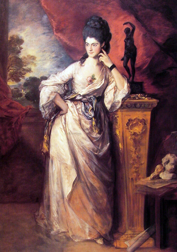  Thomas Gainsborough Lady Ligonier - Canvas Art Print