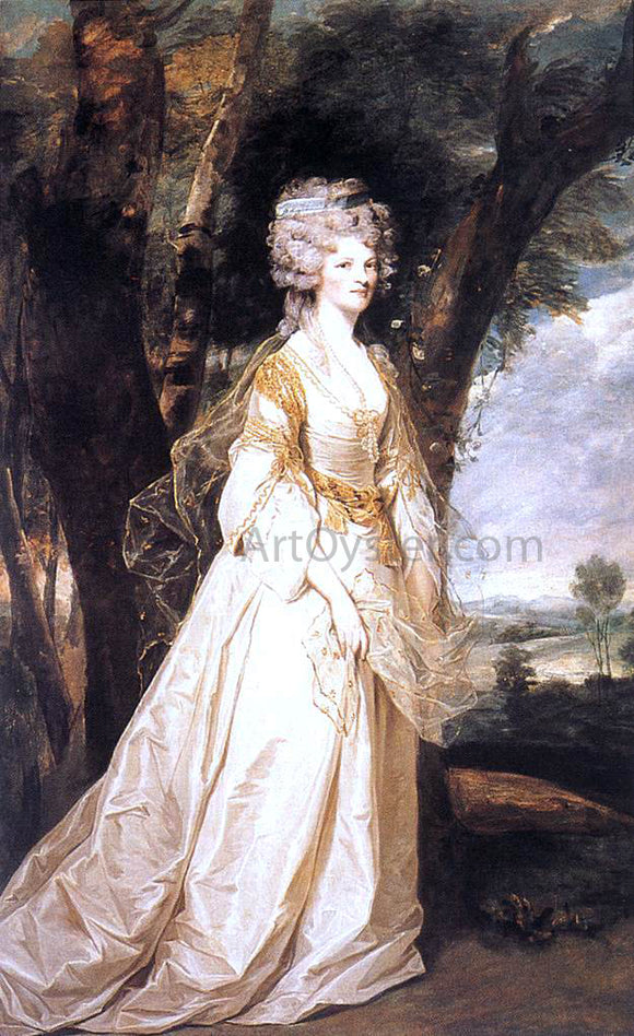 Sir Joshua Reynolds Lady Sunderlin - Canvas Art Print