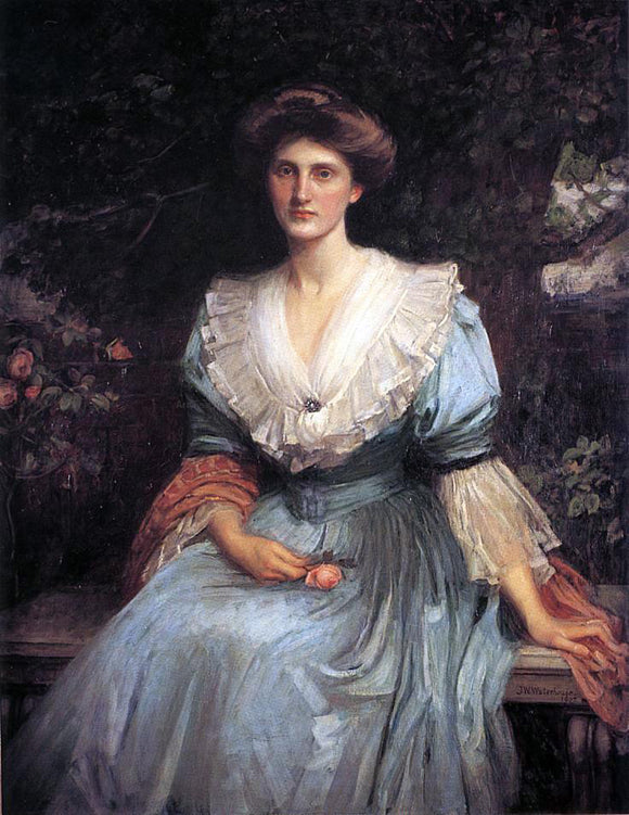  John William Waterhouse Lady Violet Henderson - Canvas Art Print