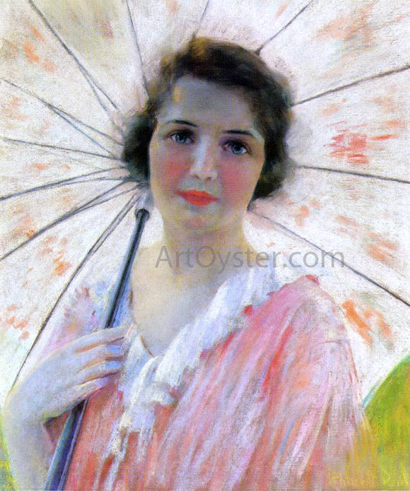  Robert Lewis Reid Lady with a Parasol - Canvas Art Print