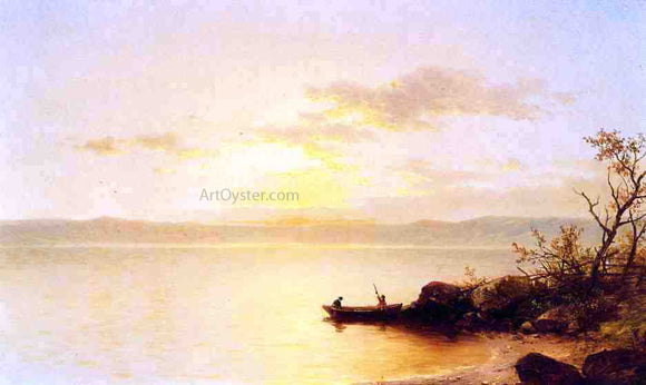  John W Casilear Lake at Sunset - Canvas Art Print