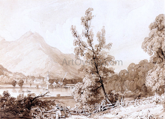  Richard Parkes Bonington Lake Brientz and Interlaken - Canvas Art Print